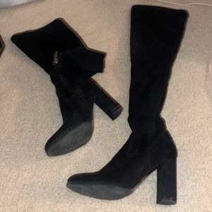 Marc fisher knee high black boots